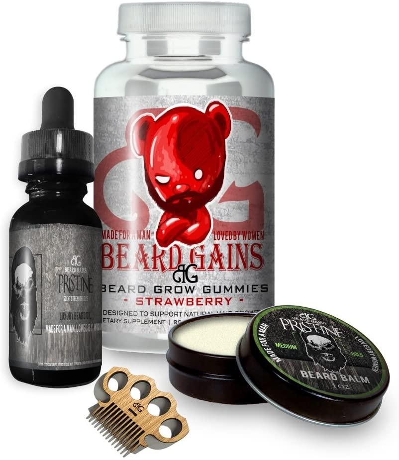 Beard Growth Kit - Thicker, Fuller and Healthier Beard