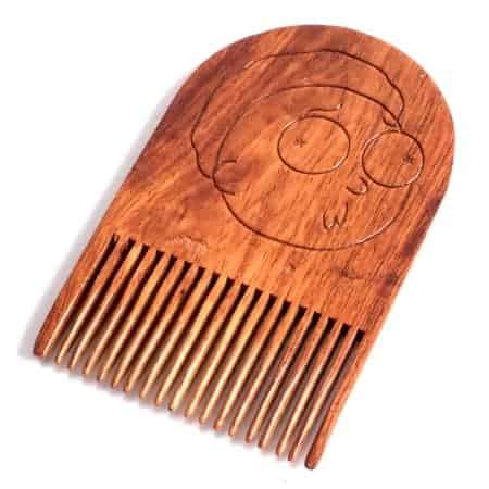 Rick & Morty Smith Wooden Beard Comb